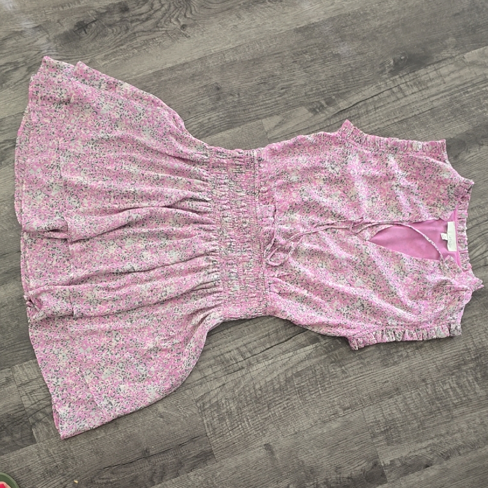 Pinch Design Lavender Floral Mini Dress